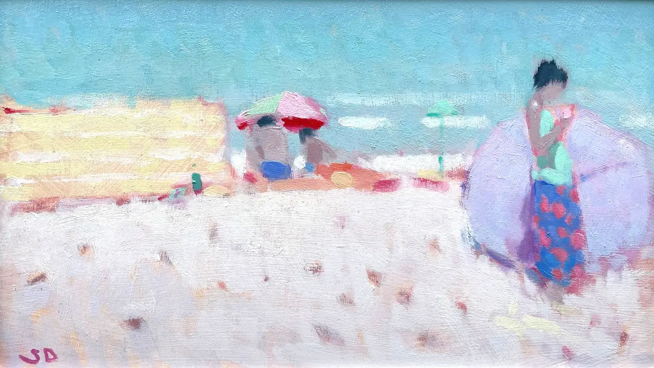 Stephen Brown - the beach at exmouth