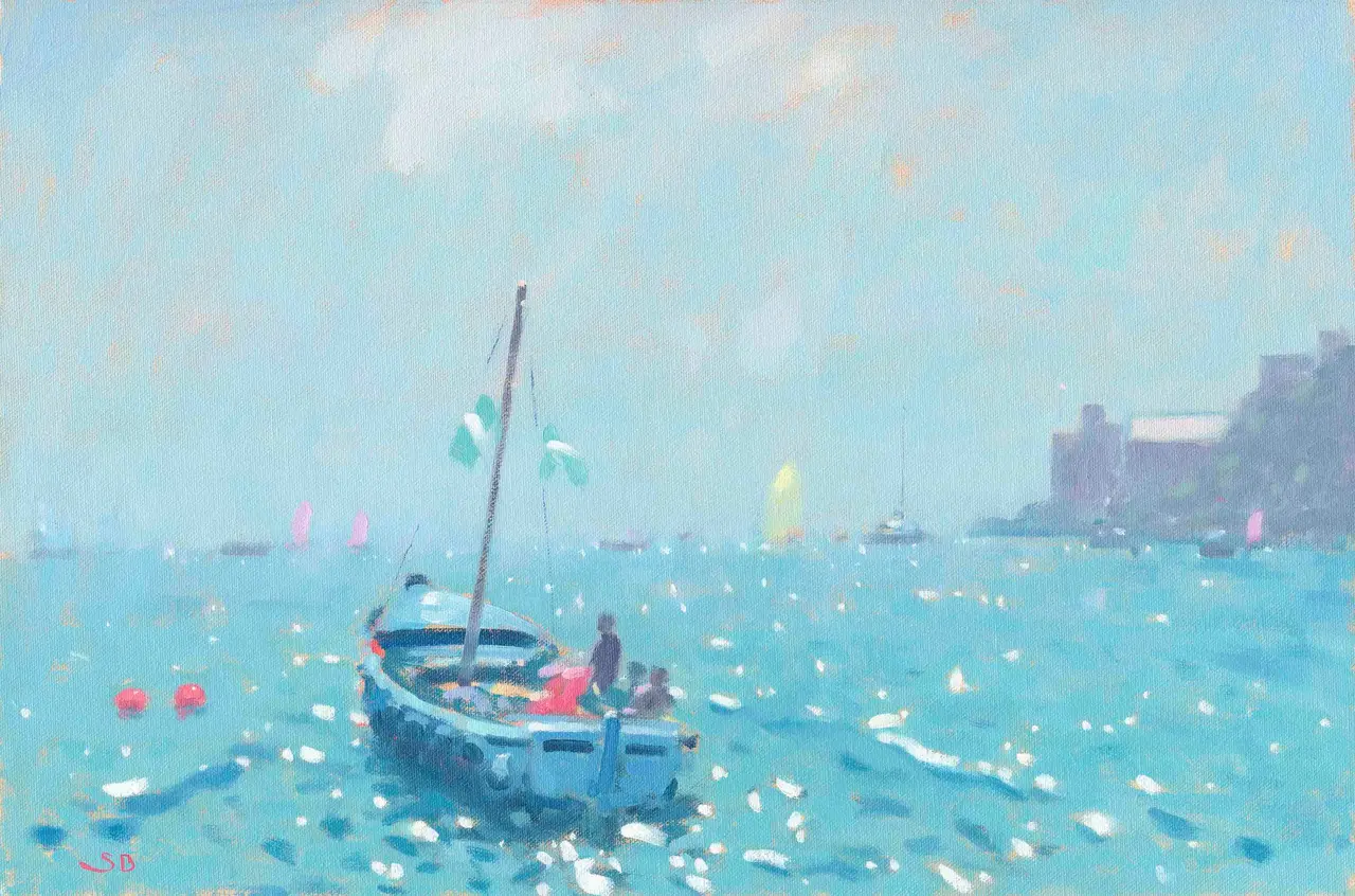 Stephen Brown - blue boat dartmouth