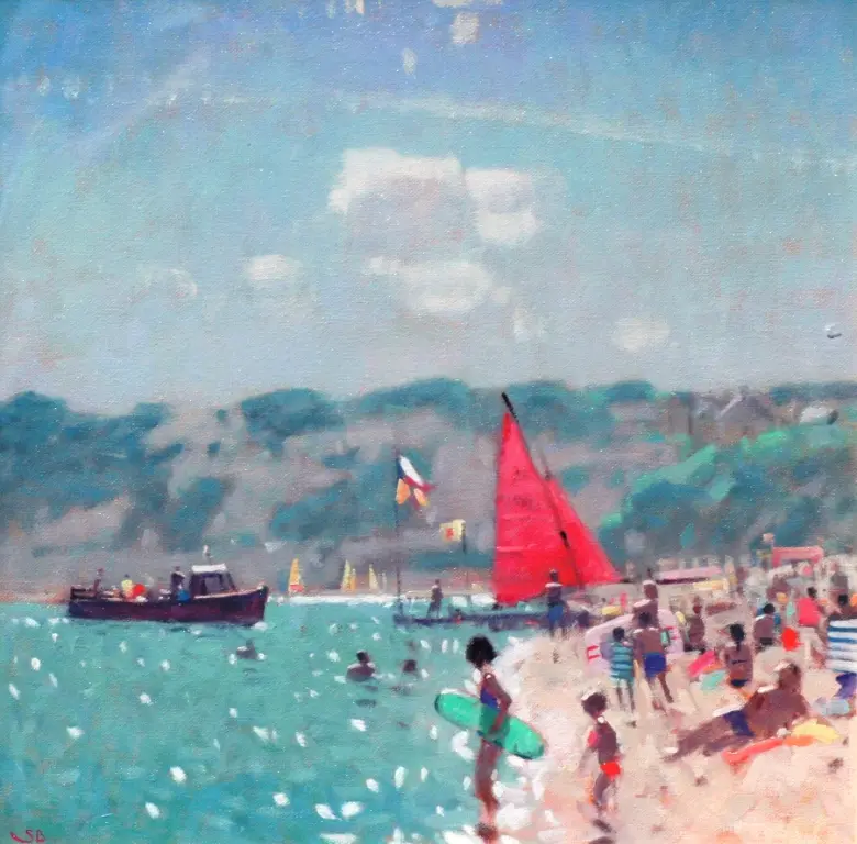 Stephen Brown - the beach at beer