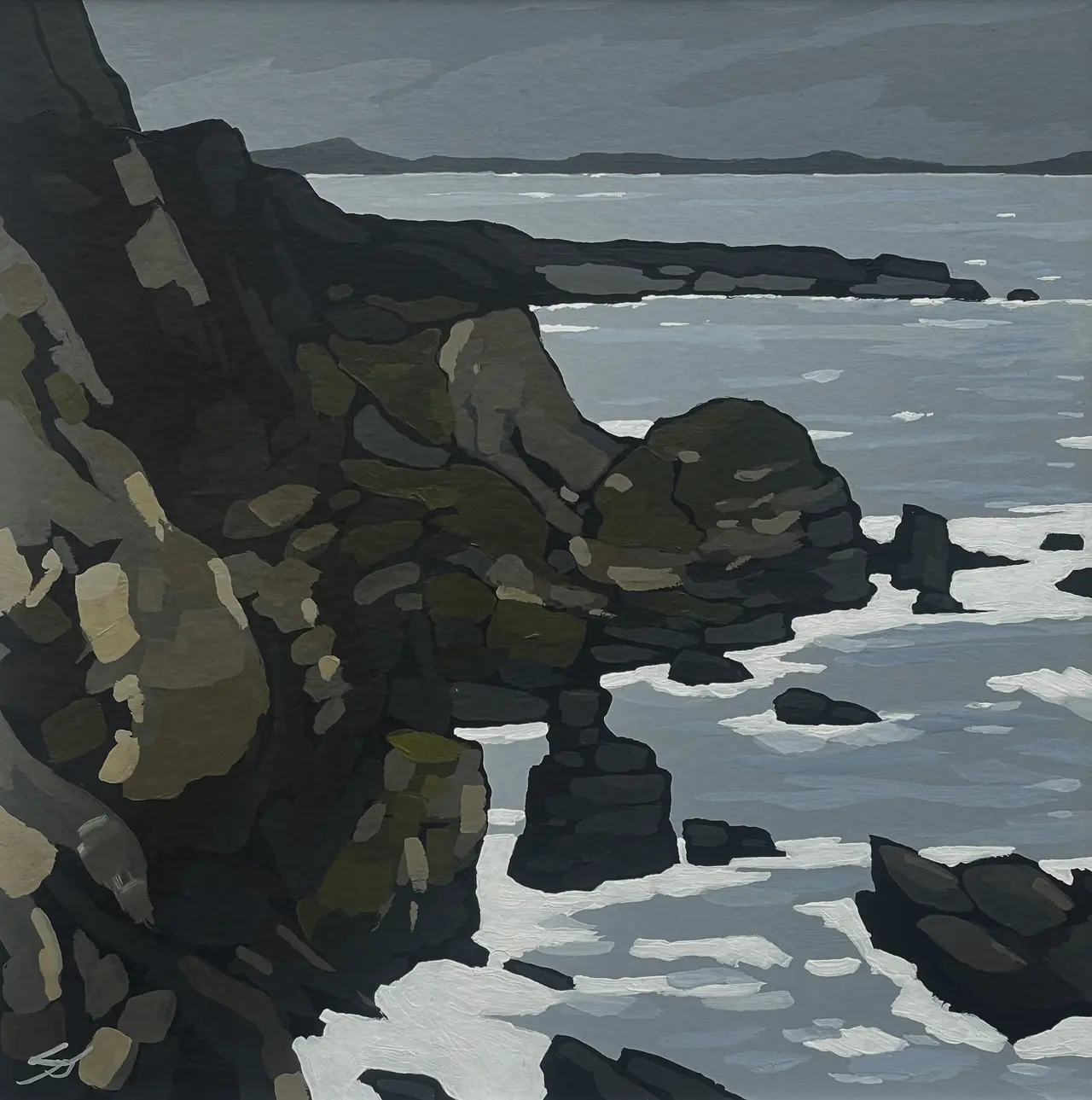 Stephen John Owen - coast, porth dafarch