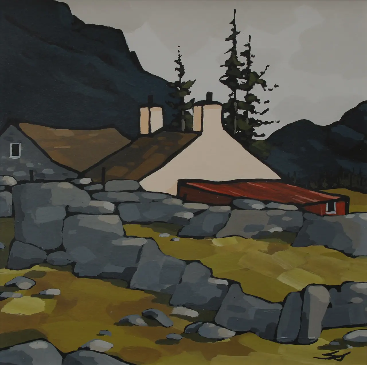 Stephen John Owen - mountain cottage