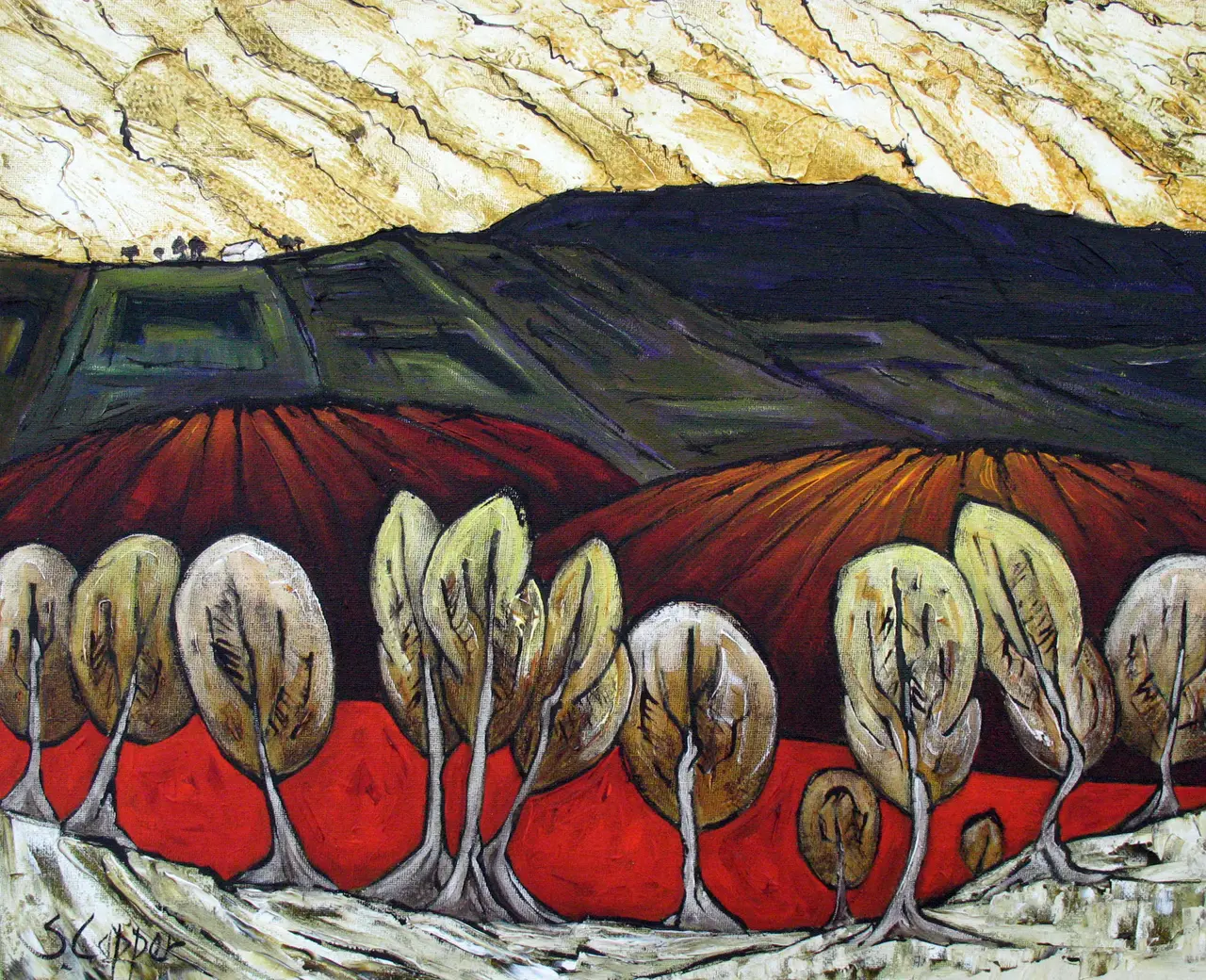 Steve Capper - two hayfields