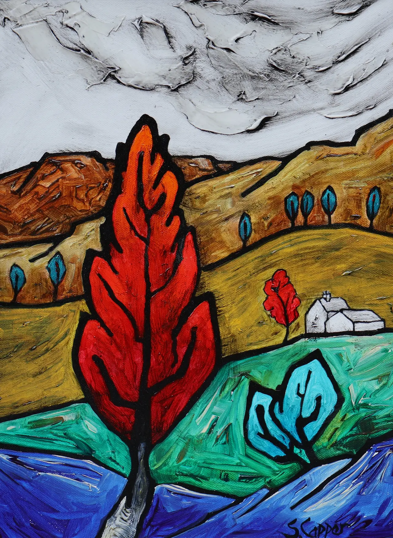 Steve Capper - the big red tree