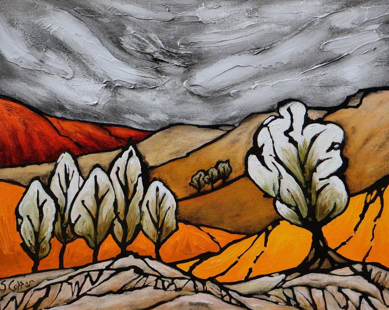 Steve Capper - the orange hill