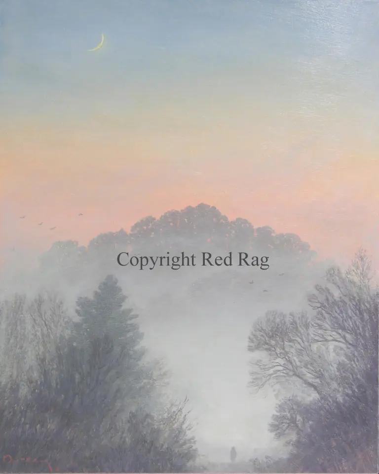 Steven Outram - moon rising mist decending