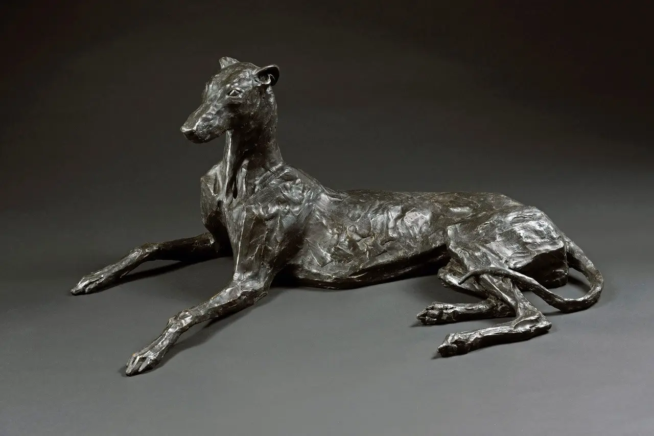 Stuart Anderson - resting greyhound (edition 2/9) 