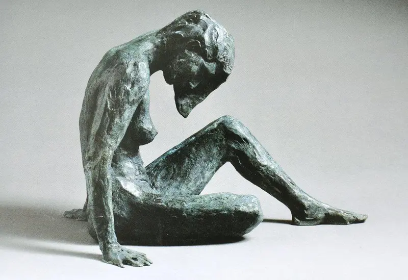 Stuart Anderson - sitting figure