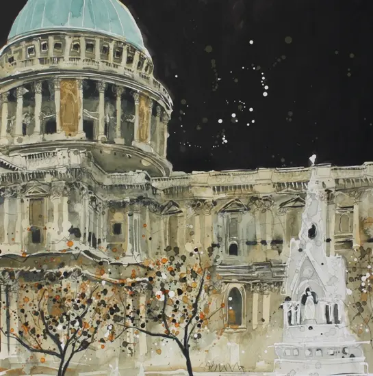 Susan Brown - south view, st paul's london