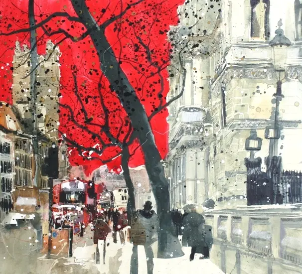 Susan Brown - political icon, whitehall, london