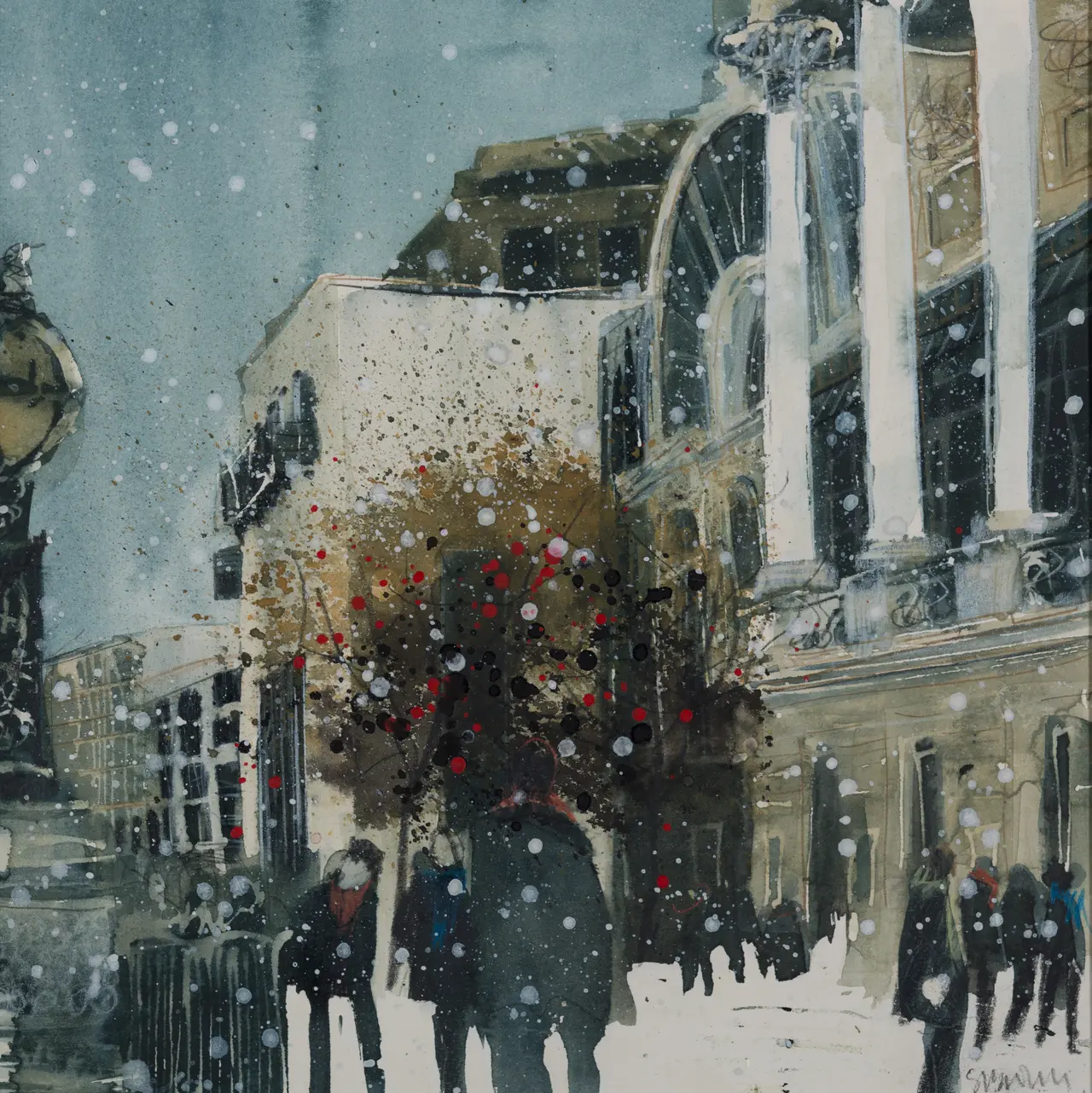 Susan Brown - passing by the royal opera house, london