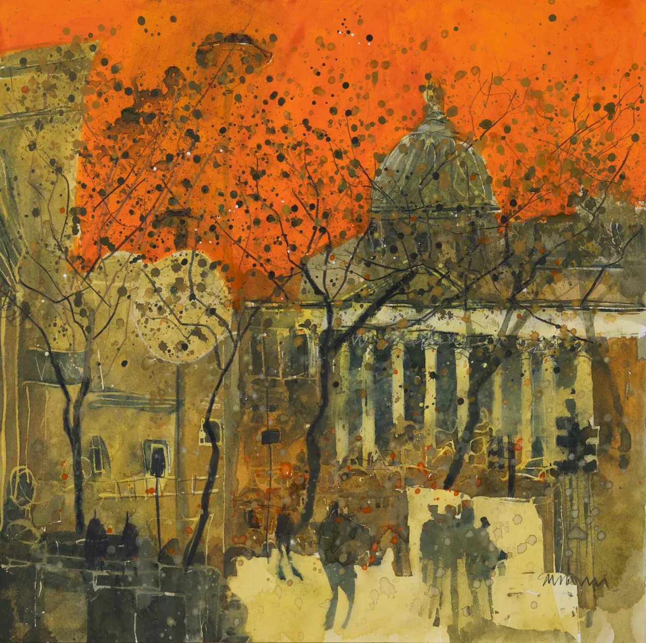 Susan Brown - national gallery from cockspur street