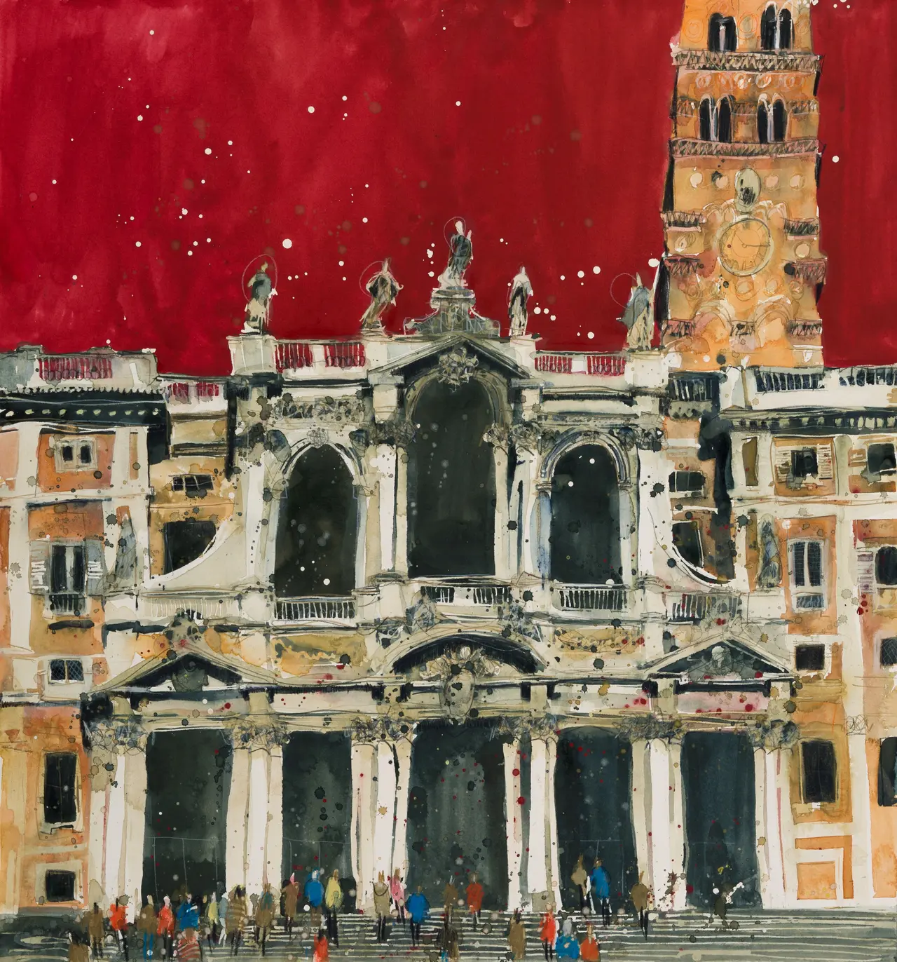 Susan Brown - facade of st maria maggiore, rome