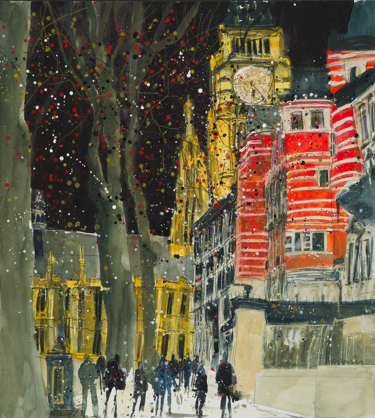 Susan Brown - night scene, big ben