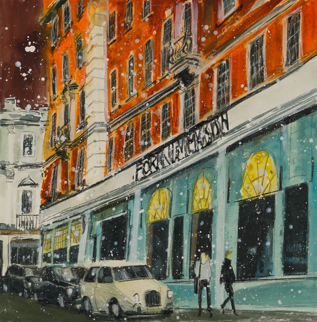 Susan Brown - late evening, fortnum and mason, jermyn street