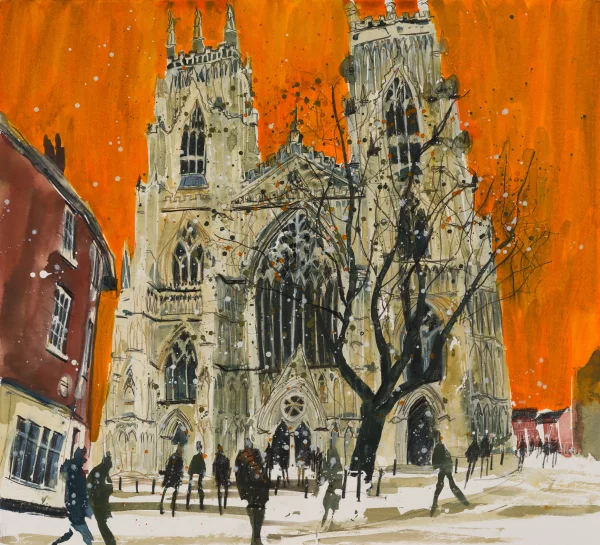 Susan Brown - west front, york minster