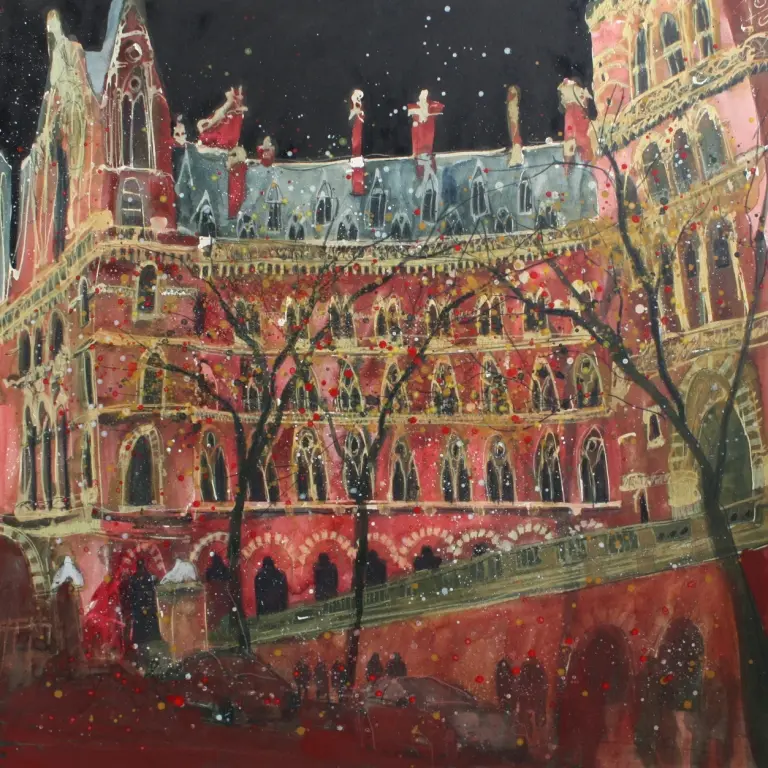 Susan Brown - dusk, st pancras, london