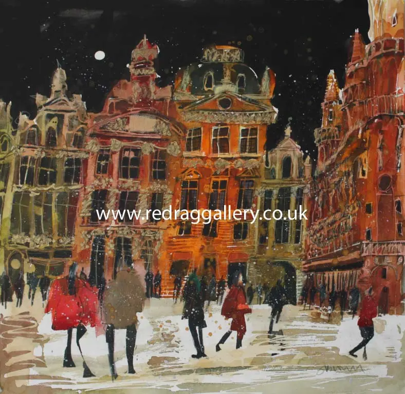 Susan Brown - edge of darkness, grand place, brussels