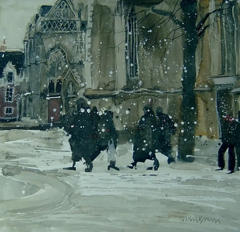 Susan Brown - winter, bruges
