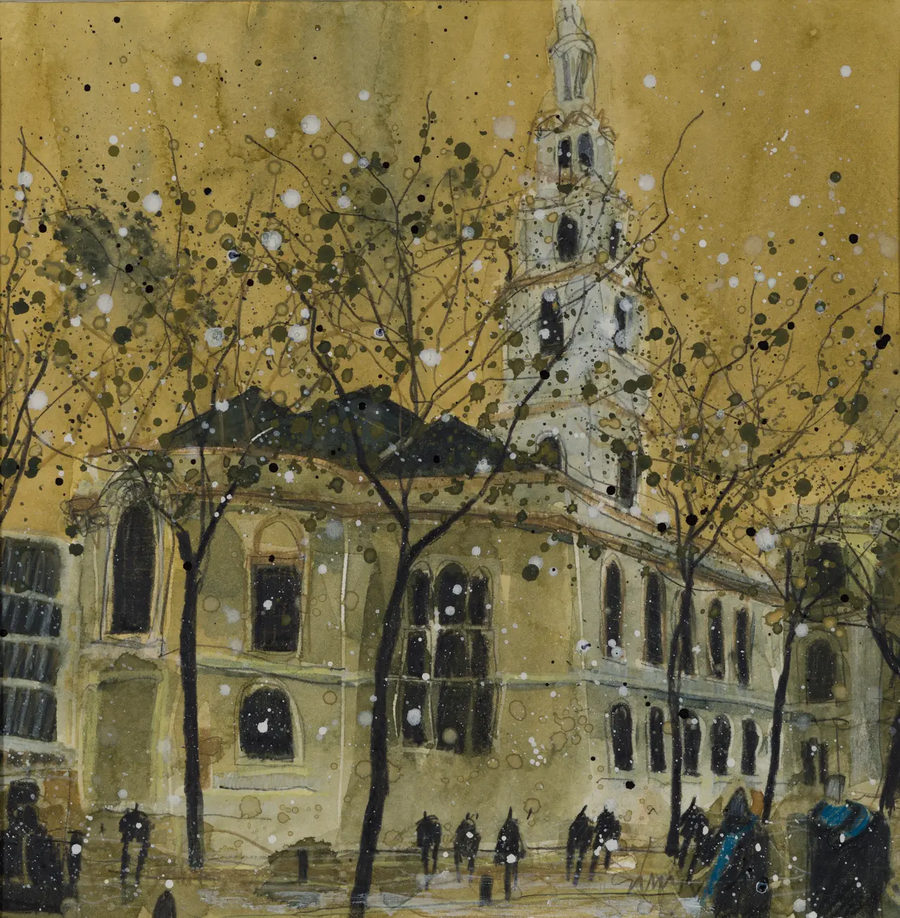 Susan Brown - st clement danes from the strand