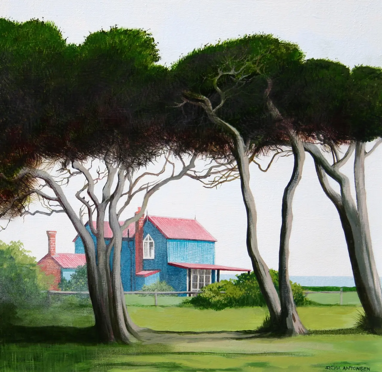 Sylvia Antonsen - the blue house