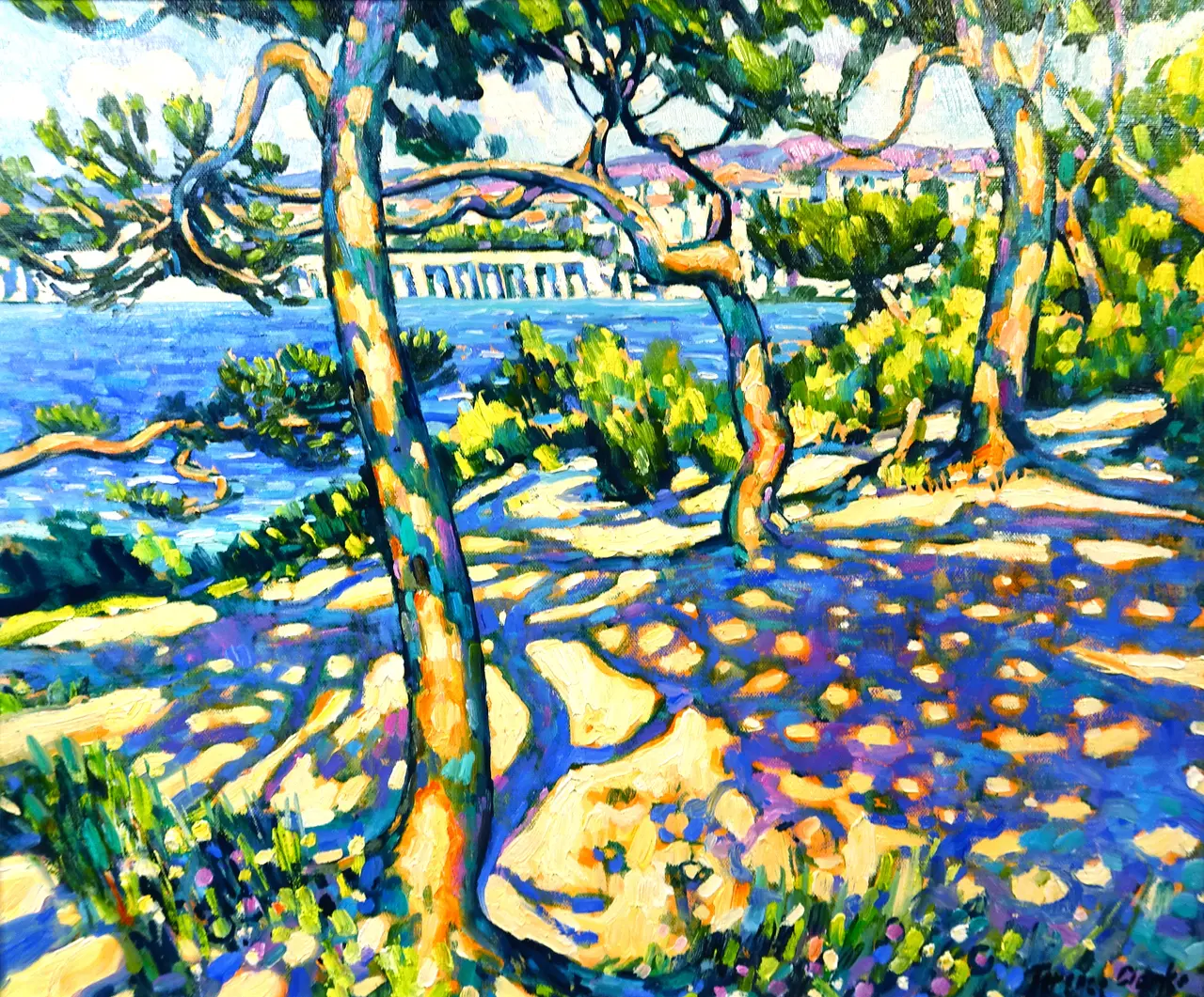 Terence Clarke - afternoon light cap ferrat