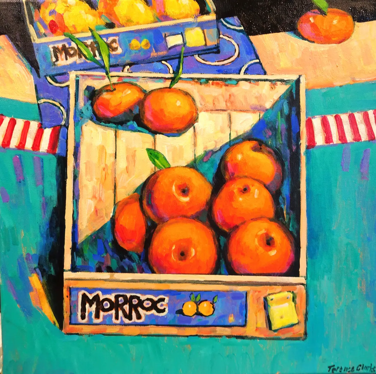 Terence Clarke - box of tangerines