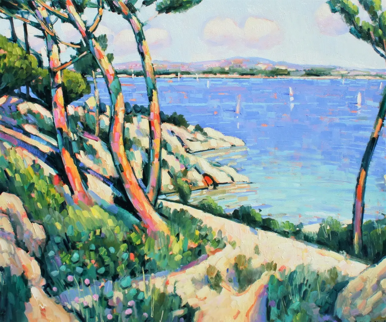 Terence Clarke - sunny shore theoule-sur-mer