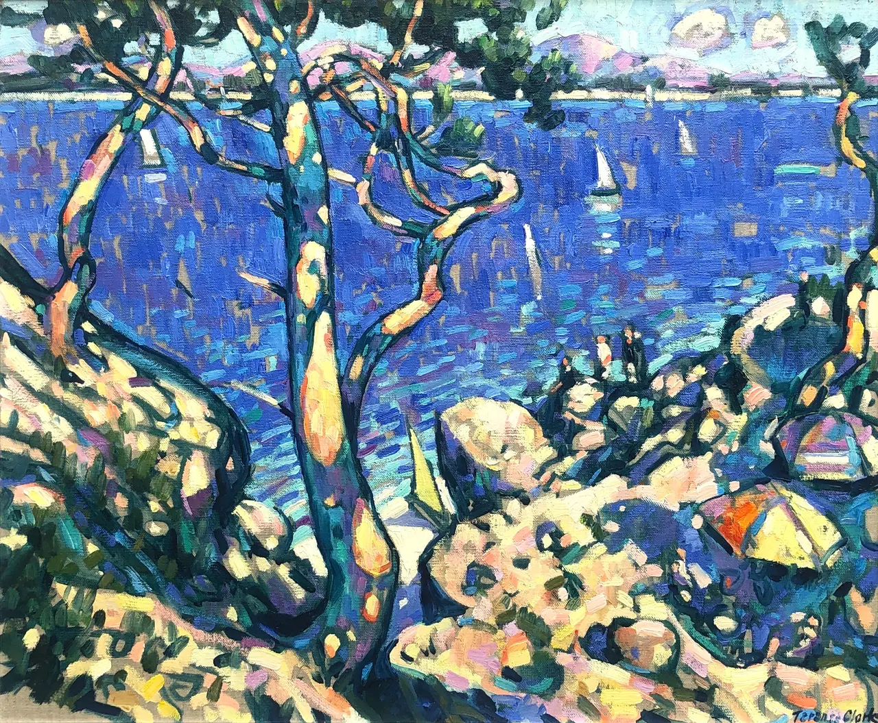 Terence Clarke - rocks and pines esterel