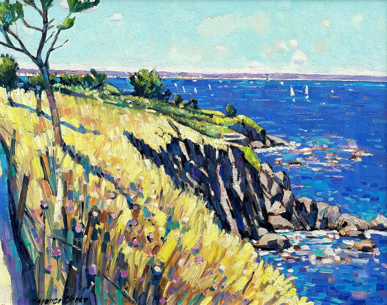 Terence Clarke - the cliffs at collioure