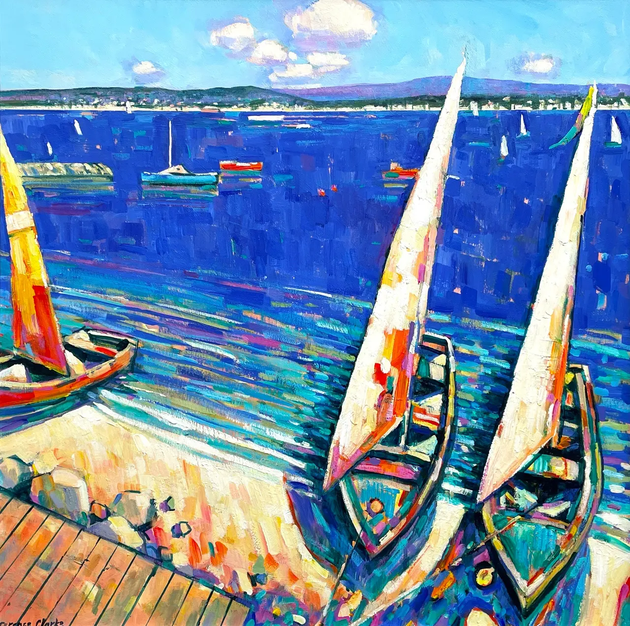 Terence Clarke - boats at antibes