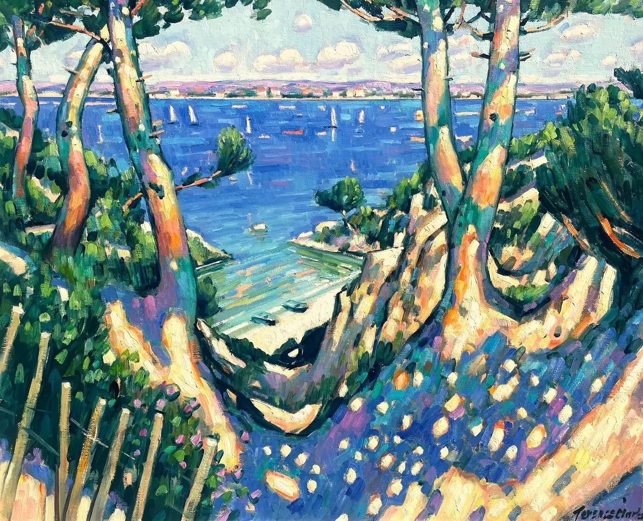 Terence Clarke - seascape near la ciotat
