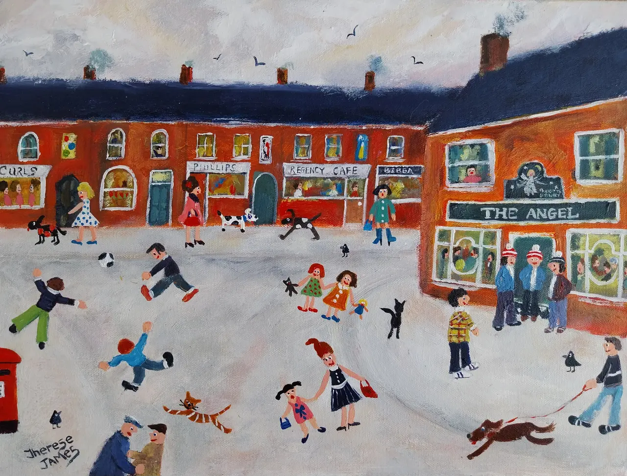 Therese James - after the footy