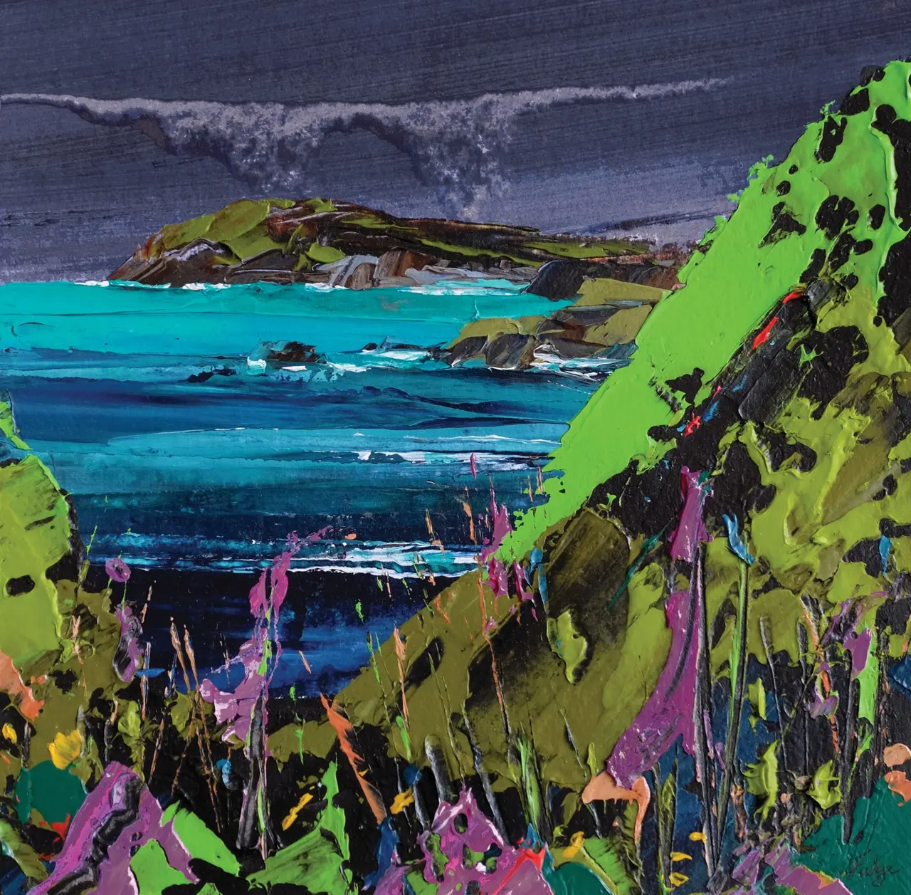 Tim Fudge - dinas green and foxgloves ll