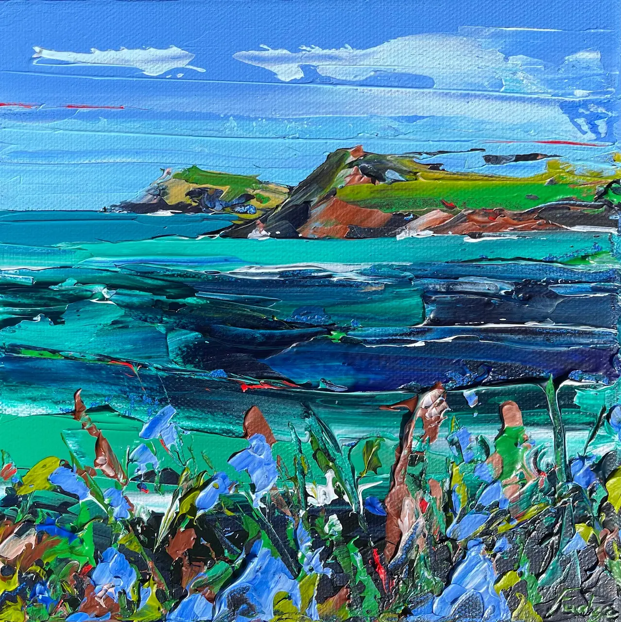 Tim Fudge - over the bay of bluebells, abermawr