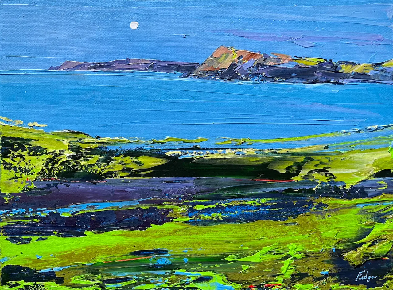 Tim Fudge - day moon in a floating world, dinas