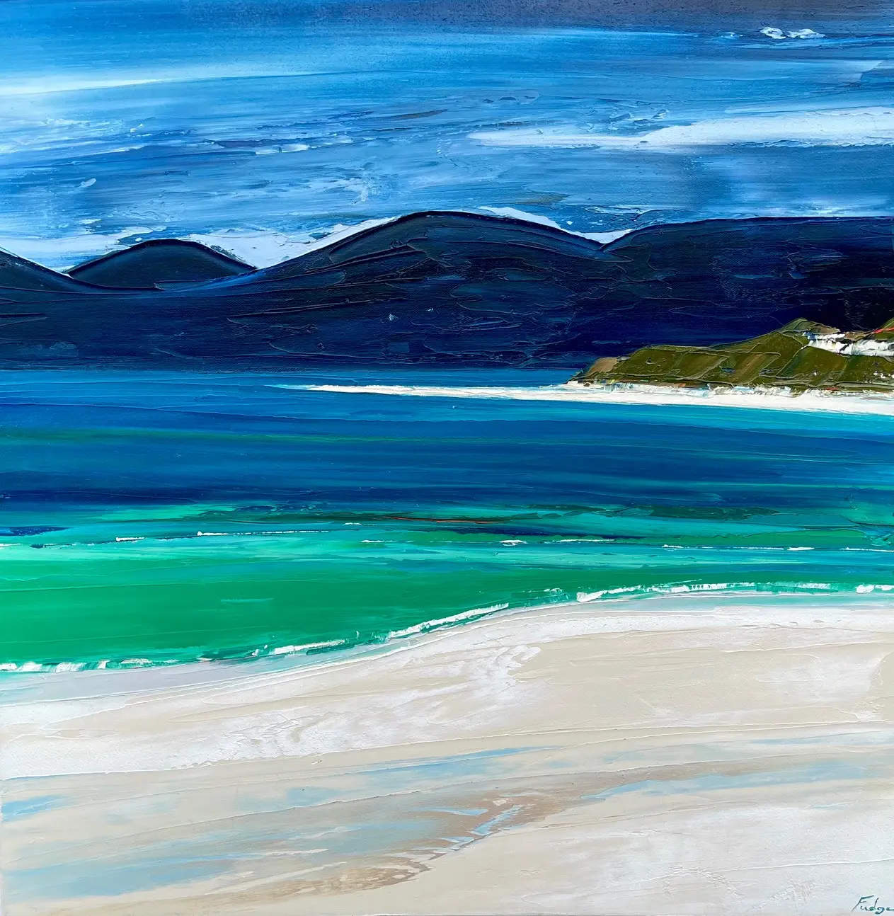 Tim Fudge - mountain shadow, seilebost, harris