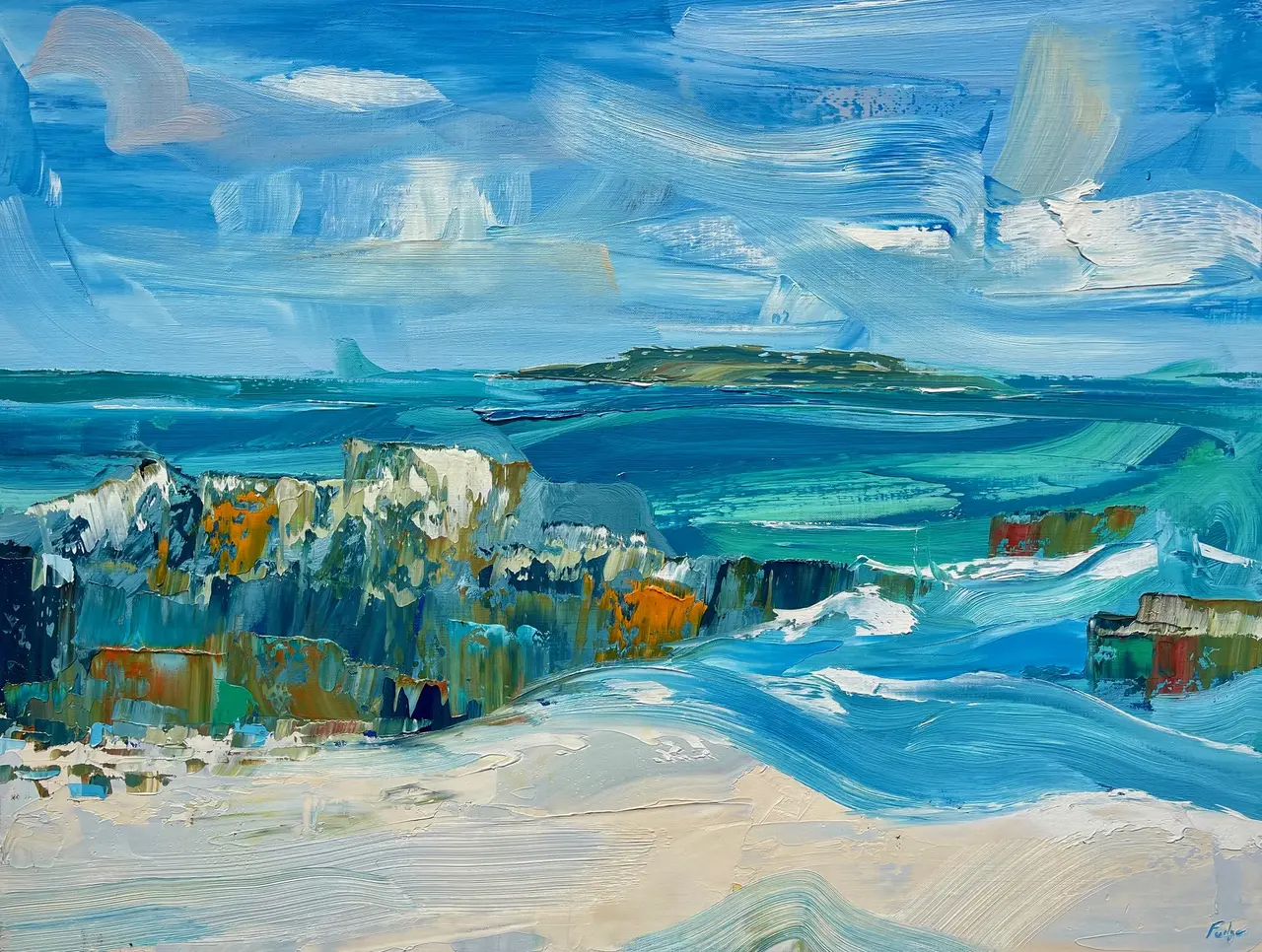 Tim Fudge - out to arainn mhor, denegal shore