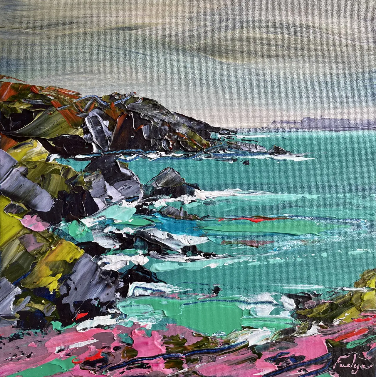 Tim Fudge - fine heather weather, fishguard bay