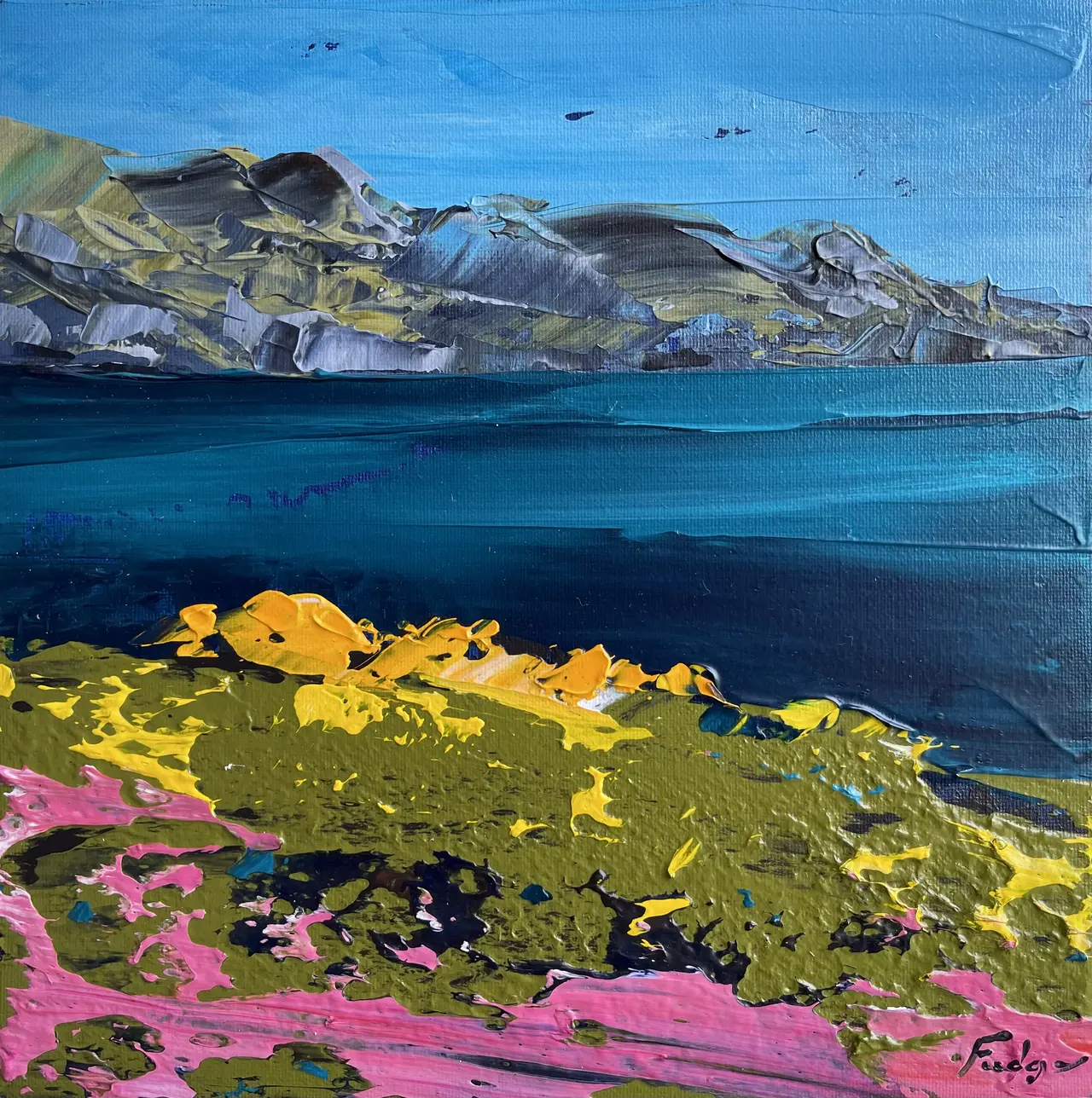 Tim Fudge - colour in the pool of oaks