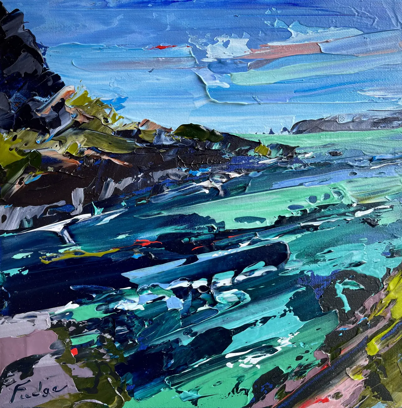 Tim Fudge - passing through cwm yr eglwys