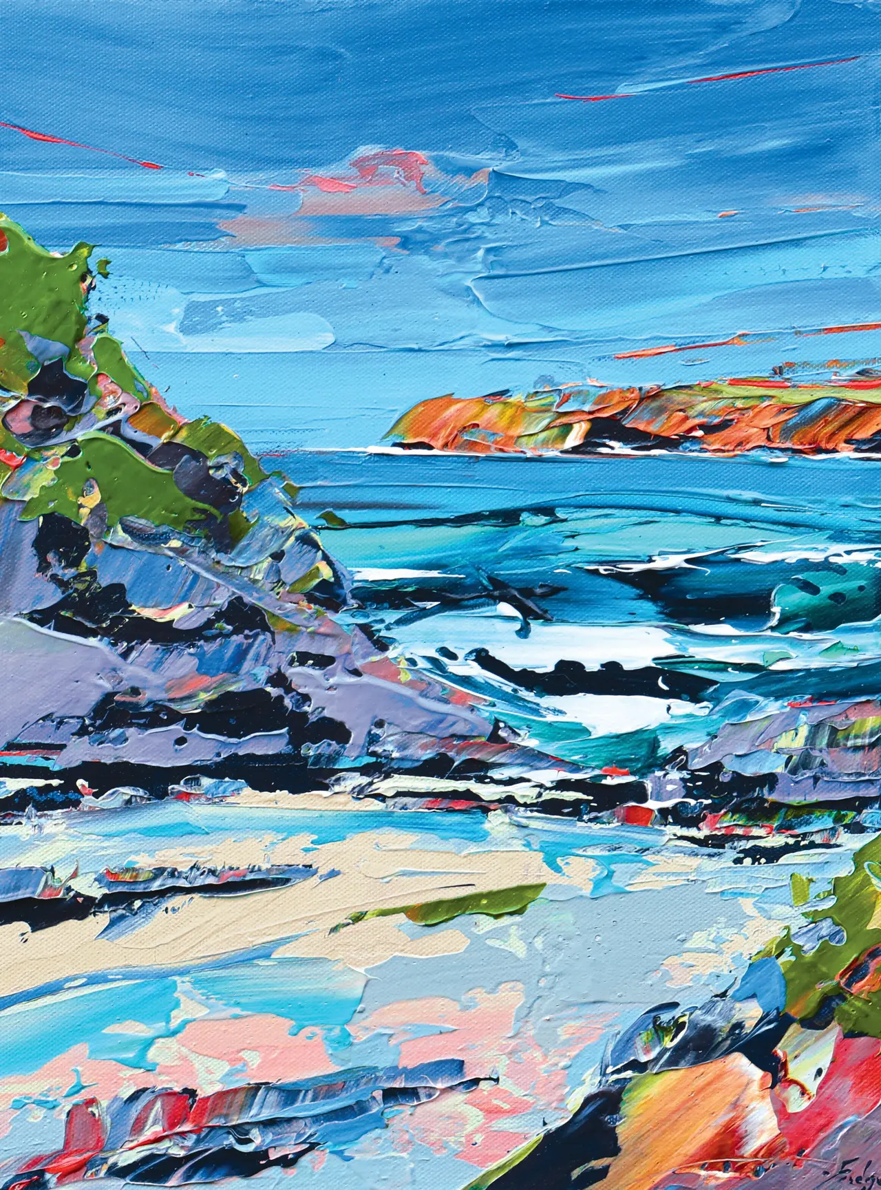 Tim Fudge - evening sky cwm yr eglwys