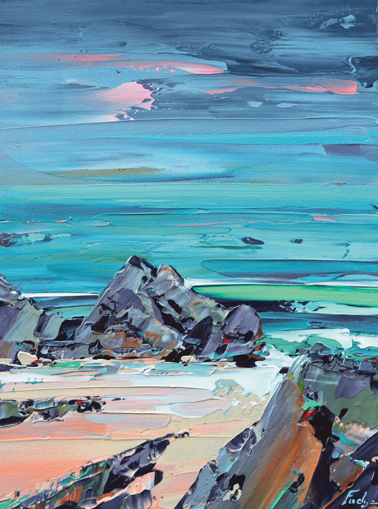 Tim Fudge - evening sky cwm yr eglwys lll