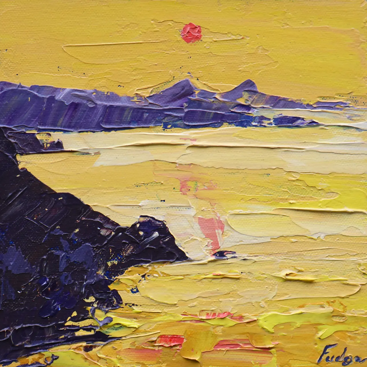 Tim Fudge - coral sun, pwll deri