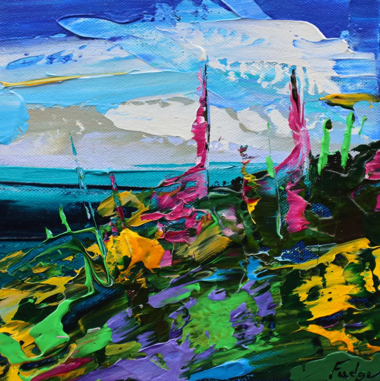 Tim Fudge - june, pwll deri