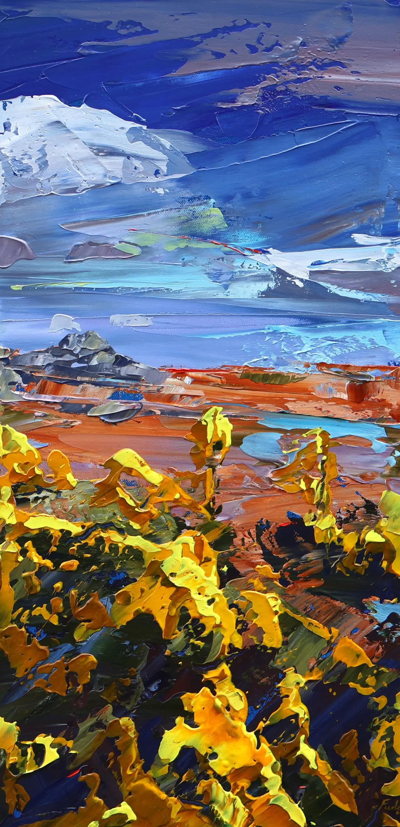 Tim Fudge - first gorse, carn ffoi