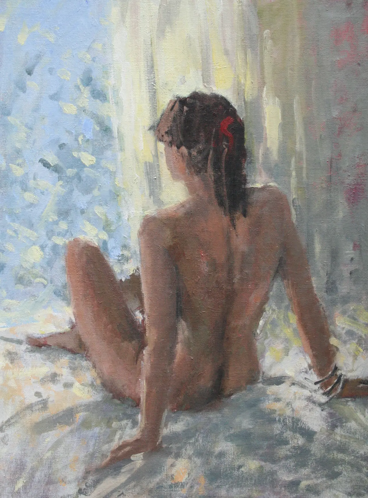 Tina Morgan - figure with bracelets