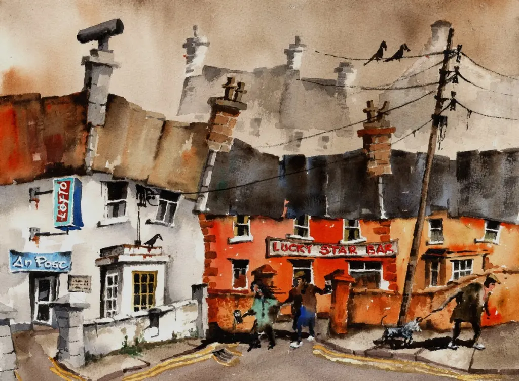 Val Byrne - escaping from the lucky star bar, aran