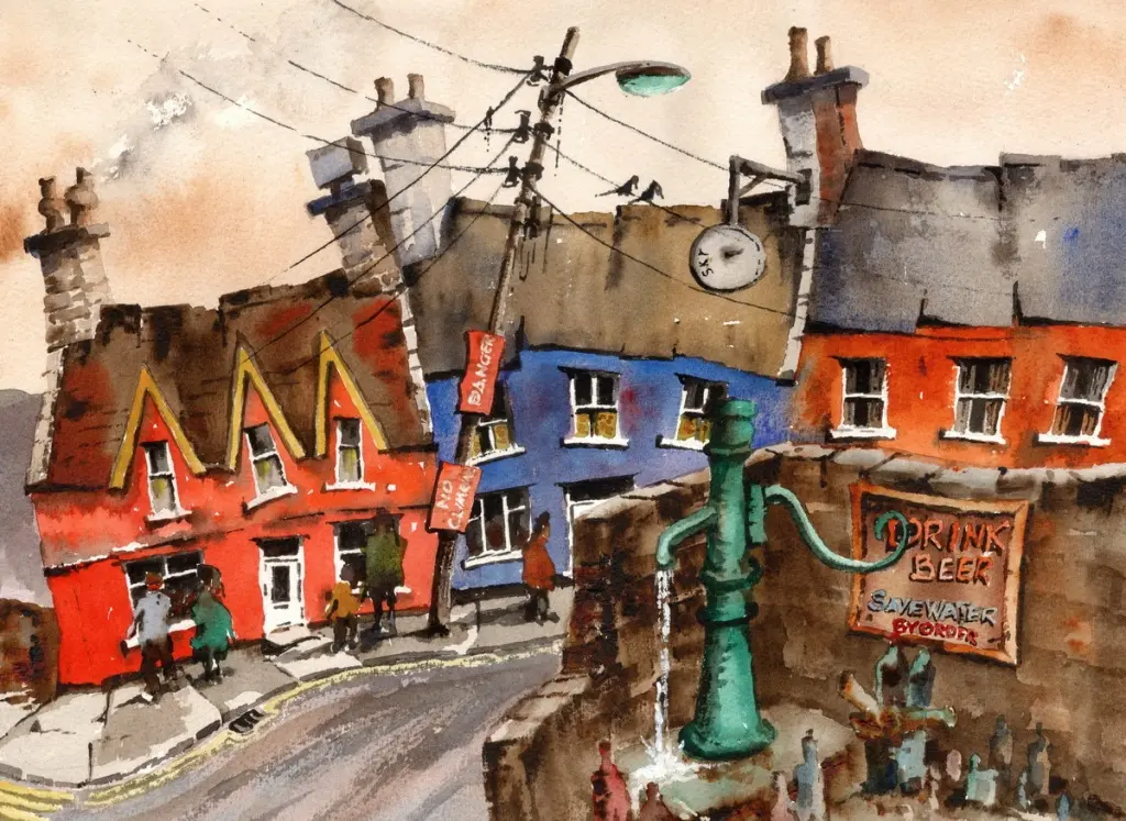 Val Byrne - drink beer, save water in eyeries