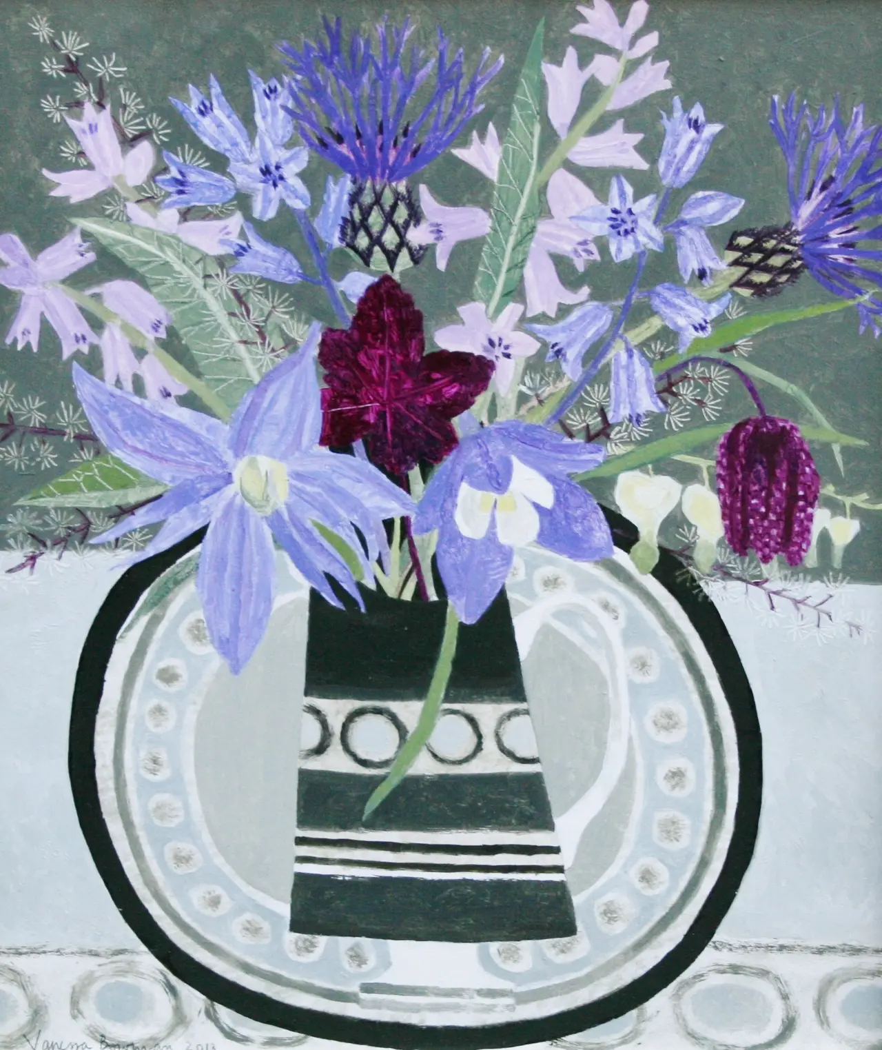 Vanessa Bowman - bluebells and blue spring flowers