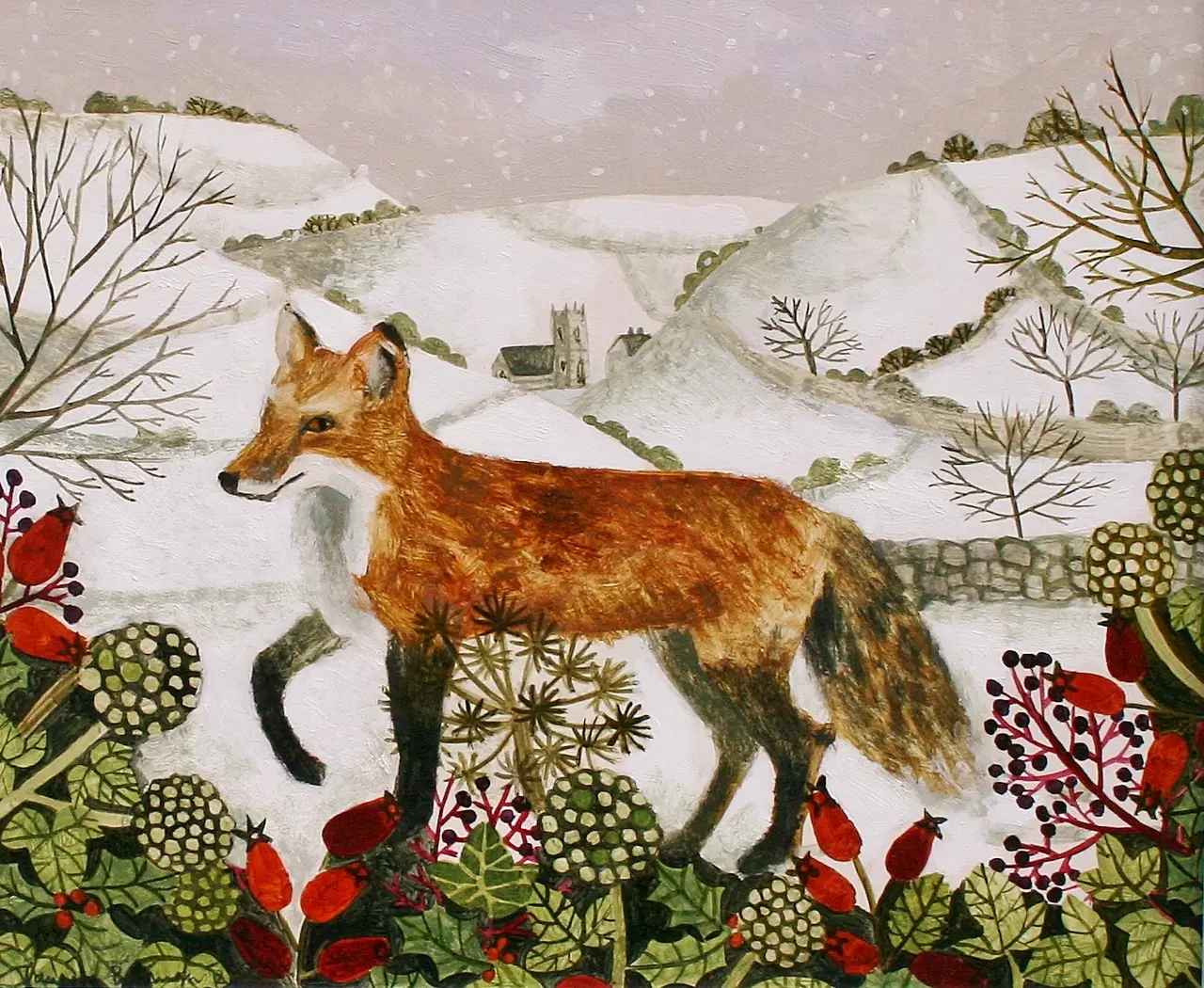 Vanessa Bowman - fox in the snow